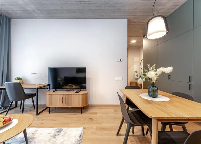 Appartement Brand New White Lotus 3 By Reside Baltic Vilnius