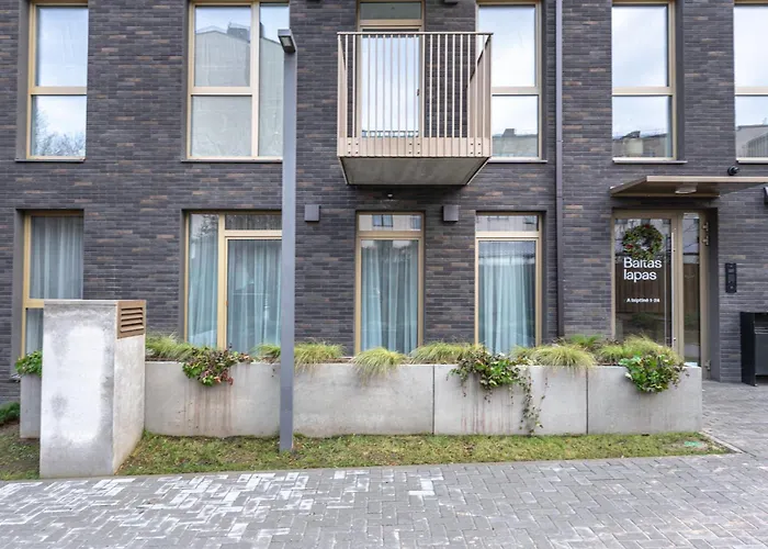 Daire Brand New White Lotus 3 By Reside Baltic Vilnius